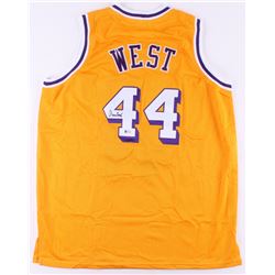 Jerry West Signed Jersey (Beckett COA)