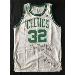 Kevin McHale Signed 1989-90 Boston Celtics Game-Used Jersey (JSA ALOA  Mears LOO)
