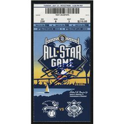 Nolan Arenado Signed 2016 MLB All-Star Game Ticket Stub (PSA Hologram)