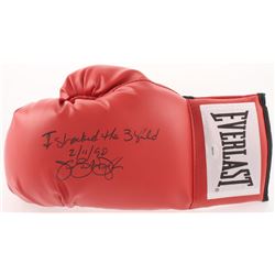 James "Buster" Douglas Signed Everlast Boxing Glove Inscribed "I Shocked the World"  "2/11/90" (Schw