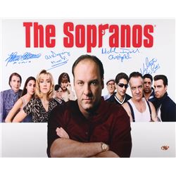 "The Sopranos" 16x20 Photo Cast-Signed by (4) With Michael Imperioli, Vincent Pastore, Al Sapienza  
