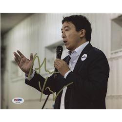 Andrew Yang Signed 8x10 Photo (PSA Hologram)