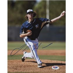 Josh Hader Signed Milwaukee Brewers 8x10 Photo (PSA Hologram)