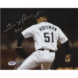 Trevor Hoffman Signed San Diego Padres 8x10 Photo Inscribed "601" (PSA Hologram)