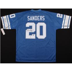Barry Sanders Signed Detroit Lions Jersey (Beckett COA  Schwartz Hologram)