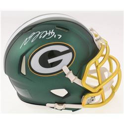 Davante Adams Signed Green Bay Packers Blaze Speed Mini Helmet (JSA COA)