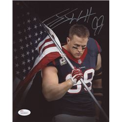 J.J. Watt Signed Houston Texans 8x10 Photo (JSA COA)