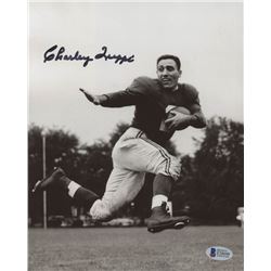 Charlie Trippi Signed Chicago Cardinals 8x10 Photo (Beckett COA)