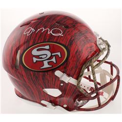 Joe Montana Signed San Francisco 49ers Full-Size Authentic On-Field Hydro-Dipped Speed Helmet (JSA C