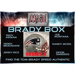 WSD Brady Box Full-Size Helmet Mystery Box - (Find the Tom Brady!)