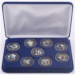 Star Wars LE Set of (9) Colorized JFK Half Dollars