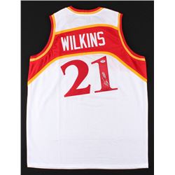 Dominique Wilkins Signed Jersey (PSA COA)