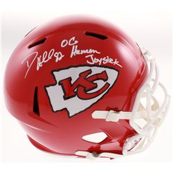 Dante Hall Signed Kansas City Chiefs Full-Size Speed Helmet Inscribed "OG Human Joystick" (Radtke CO