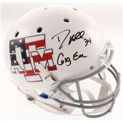 Dante Hall Signed Texas AM Aggies Full-Size Helmet Inscribed "Gig Em" (Radtke COA)