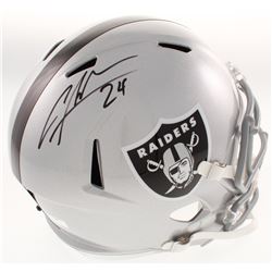 Charles Woodson Signed Oakland Raiders Full-Size Speed Helmet (Radtke COA)