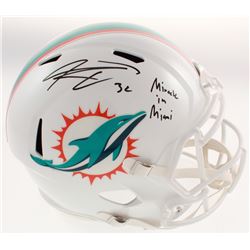 Kenyan Drake Signed Miami Dolphins Full-Size Speed Helmet Inscribed "Miracle in Miami" (Radtke COA)