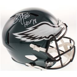 Brian Dawkins Signed Philadelphia Eagles Full-Size Speed Helmet Inscribed "HOF '18" (JSA COA)
