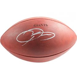 Odell Beckham Jr. Signed "The Duke" Custom Engraved New York Giants Official NFL Game Ball (Steiner 