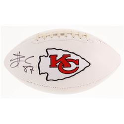 Travis Kelce Signed Kansas City Chiefs Logo Football (Radtke COA)