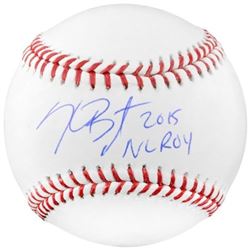 Kris Bryant Signed Baseball Inscribed "2015 NL ROY" (Fanatics Hologram)