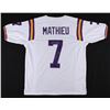 Image 1 : Tyrann Mathieu Signed Jersey Inscribed "Honey Badger" (Radtke COA)