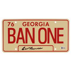 Burt Reynolds Signed "Smokey and the Bandit" License Plate (Beckett COA)