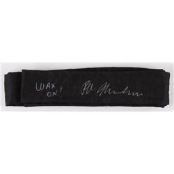 Ralph Macchio Signed "Karate Kid" Black Belt Inscribed "Wax On" (Radtke COA)