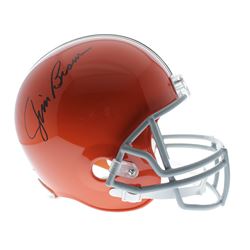 Jim Brown Signed Cleveland Browns Full-Size Helmet (JSA COA)