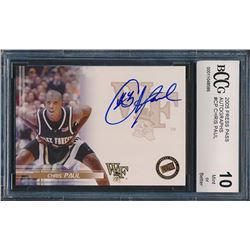 2005 Press Pass Autographs #CP Chris Paul (BCCG 10)