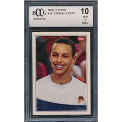 2009-10 Topps #321 Stephen Curry RC (BCCG 10)