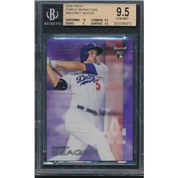2016 Finest Purple Refractors #58 Corey Seager RC (BGS 9.5)