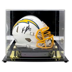 Keenan Allen Signed Los Angeles Chargers Speed Mini Helmet With Acrylic Display Case (Beckett COA)
