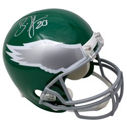 Brian Dawkins Signed Philadelphia Eagles Throwback Full-Size Helmet (JSA COA)