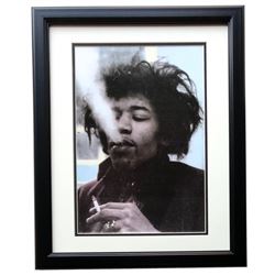 Jimi Hendrix 17x21 Custom Framed Photo Display