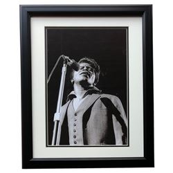 James Brown 17x21 Custom Framed Photo Display