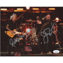 Johnny Van Zant  Rickey Medlocke Signed 8x10 Photo (JSA COA)