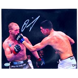 Nate Diaz Signed UFC 8x10 Photo (SI COA)
