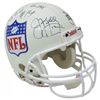Image 1 : NFL Quarterback Greats Full-Size Authentic On-Field Helmet Signed By (13) Including Jim Kelly, Brett