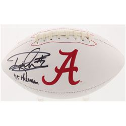 Derrick Henry Signed Alabama Crimson Tide Logo Football Inscribed "'15 Heisman" (Beckett COA)