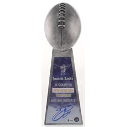 Emmitt Smith - Cowboys - Signed Large Lombardi Trophy (PROVA COA  Beckett COA)