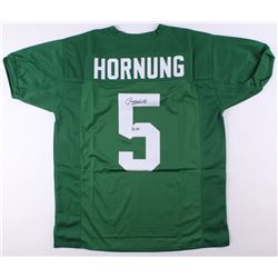 Paul Hornung Signed Jersey Inscribed "56 H" (JSA COA)