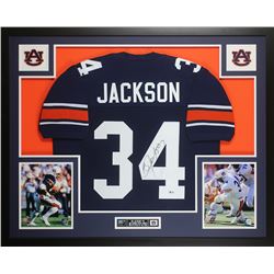 Bo Jackson Signed 35x43 Custom Framed Jersey (Beckett COA)