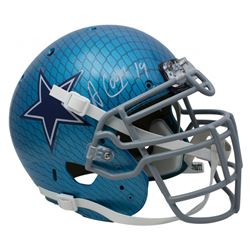 Amari Cooper Signed Dallas Cowboys Full-Size Hydro Dipped Helmet (Beckett COA)
