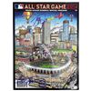 Image 1 : Mike Trout  Charles Fazzino Signed 2014 All-Star Game Program (MLB Hologram)
