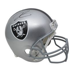 Derek Carr Signed Oakland Raiders Full-Size Helmet (Beckett COA)