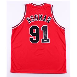 Dennis Rodman Signed Bulls Jersey (JSA COA)
