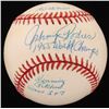 Image 1 : Johnny Podres Signed OAL Baseball with Multiple Inscriptions (Beckett COA)