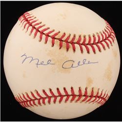 Mel Allen Signed ONL Baseball (Beckett COA)