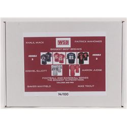 "Biggest Best Breaks" The Biggest Superstars Mystery Box - Autographed Football and Baseball Jersey 
