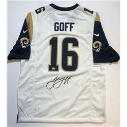 Jared Goff Signed Los Angeles Rams Jersey (Fanatics Hologram)